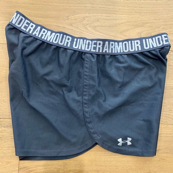 Women’s Under Armour Running Shorts, charcoal grey - large - Picture 4 of 6